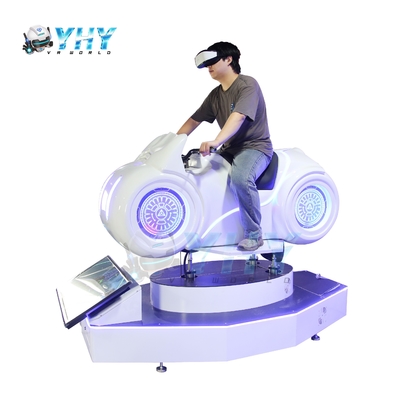White Motorcycle Simulator Arcade Game Machine 9D Vr Motorcycle