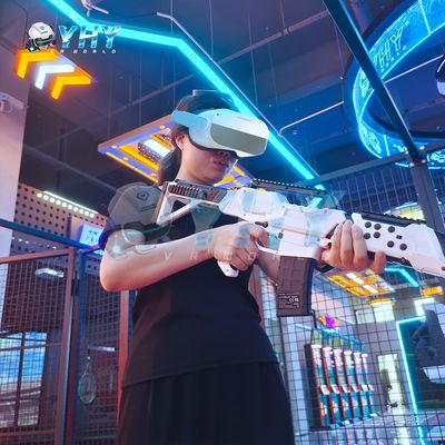 ROI mais rápido Solução VR chave na mão Multiplayer Arena Roaming VR Grátis Jogo de tiro para parque de diversões