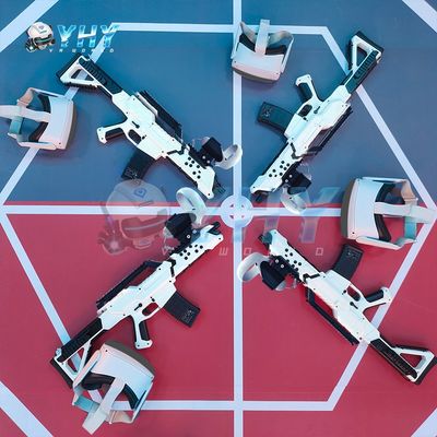 Equipamento para parque infantil interno Jogo de batalha VR Tiro com arma Simulador de roaming livre Arena VR