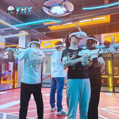 Solução de tiro multiplayer VR Free Roam Equipamento VR Arena Big Space Gaming Set