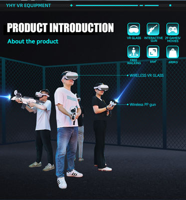 Big Space Indoor VR Shooting Simulator Free Walking & Roaming Multiplayer Arena