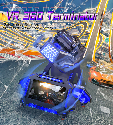 Montanha-russa VR 360 Simulador de Voo VR Corrida Cadeira Única Máquina de Jogo de Tiro Equipamento de Parque Temático de Realidade Virtual