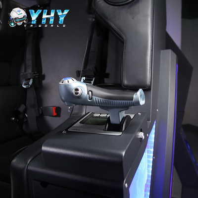 VR Race Flight Shooting 360 Roller Coaster Simulator Virtual Reality Arcade Game 3 em 1 Equipamento de teatro de jogos