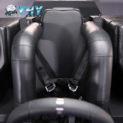 9D VR Simulador de Realidade Virtual Multiplayer Racing Game 360 Graus Rotação de montanha-russa