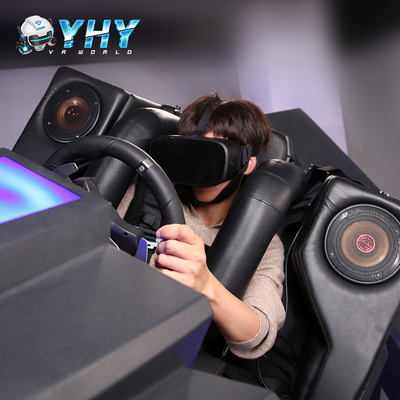 9D VR Simulador de Realidade Virtual Multiplayer Racing Game 360 Graus Rotação de montanha-russa