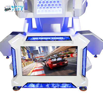 YHY VR Racing Driving Car Simulator Flight Motion Simulator 360 Rotating Game Machine With VR Glasses