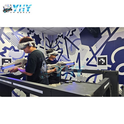 Team Building 8 jogadores VR Arena Free Roam VR Escape Room em festa