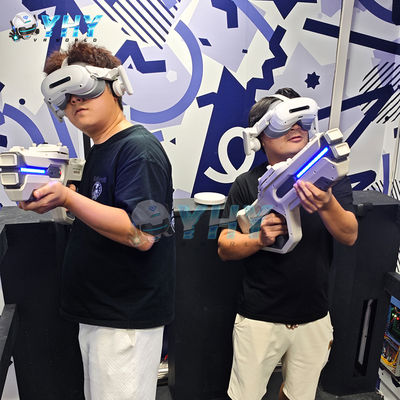 Free Walking Virtual Reality Big Space Simulator 8 Multiplayer Gun Shooting Game Arena VR