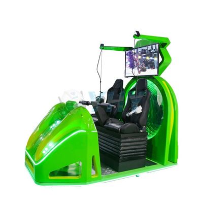Exclusivo 2 Jogadores 9D VR Cinema Motion Chair Realidade Virtual Com Green Frog Design