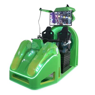 Cadeira de cinema de simulação de realidade virtual VR comercial de 2 lugares para parques de aventura interiores