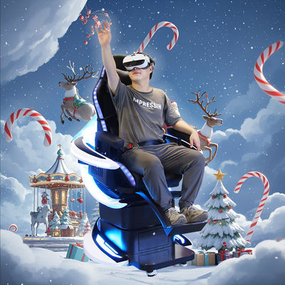 Cadeira de Travessia VR com Rotação de 360 Graus e Assento Único para Experiência Imersiva em Cinema VR
