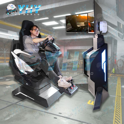 Three Screens VR Car Racing Games Machine Virtual Reality Driving Simulator With 3DOF Motion Platform for Sale