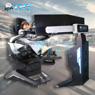 Three Screens VR Car Racing Games Machine Virtual Reality Driving Simulator With 3DOF Motion Platform for Sale