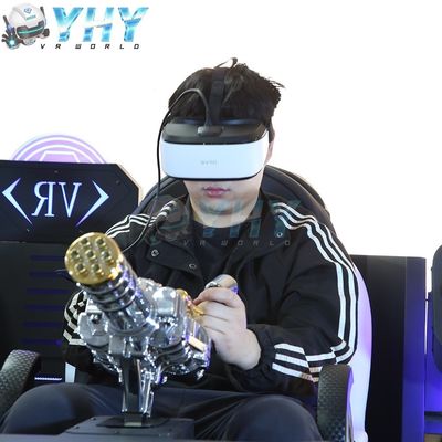 YHY 9D Chair VR Simulator Double Seats Virtrual Reality Cinema Shooting Game Machine with 200 Games for Indoor Park
