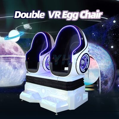 9d Egg Vr Cinema 2 assentos Plataforma de Realidade Virtual Simulador de Shopping 360 Vr Egg Chair