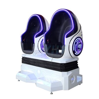 Simulador de montanha-russa de dupla jogadora de alta qualidade 9d ovo 9d vr cinema ganhar dinheiro