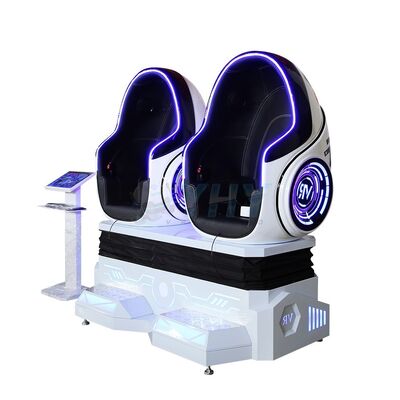 9d Egg Vr Cinema 2 assentos Plataforma de Realidade Virtual Simulador de Shopping 360 Vr Egg Chair