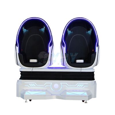 Simulador de montanha-russa de dupla jogadora de alta qualidade 9d ovo 9d vr cinema ganhar dinheiro