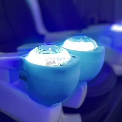 Jogo de tiro multijogador de cadeira de cinema VR 9D interior Parque temático VR de 4 lugares para shoppings