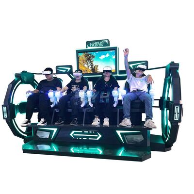 Hot Vr Simulador de ônibus de cinema para quatro pessoas Vr Planejamento de Parques Solução Única