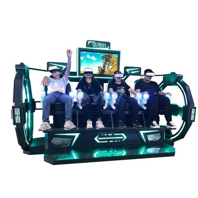 9D VR Simulator 4 Seat Vr Cinema Roller Coaster Jogos de Filmes Simulador Máquina de Jogos