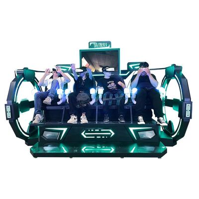 Novos Desenhos VR Multiplayer Video Game Realidade Virtual Jogos de Tiro Esportes 9d VR Cinema 4 Seat