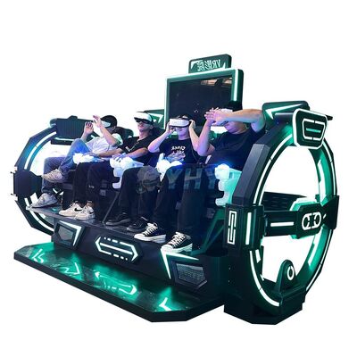 Hot Vr Simulador de ônibus de cinema para quatro pessoas Vr Planejamento de Parques Solução Única