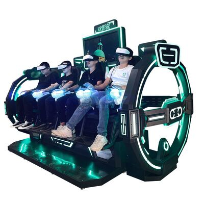 9D VR Simulator 4 Seat Vr Cinema Roller Coaster Jogos de Filmes Simulador Máquina de Jogos