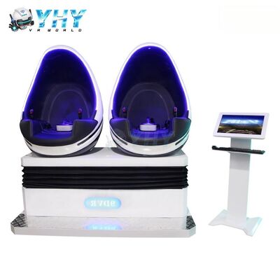 Máquina de jogos de realidade virtual 9D Rides VR Egg Chair Double 2 Players Cinema Simulator Fun Park