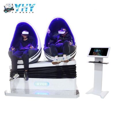 VR Double Egg Chair Máquina de Realidade Virtual 2 lugares VR Cinema 9D Simulador Parque de diversões
