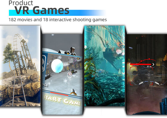 6-Seat 5D/7D/9D VR Cinema Theater Simulator Metal Arcade VR Game Machine