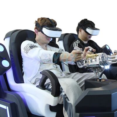 9D VR Cinema 2 Assentos 3D Motion Chair Simulador de Realidade Virtual Máquina Simulador de Jogo