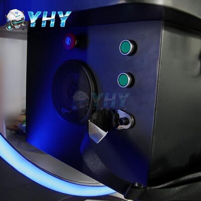 360 Roller Coaster VR Simulator 3 lugares Equipamento Máquina de jogo 9D VR com 21 polegadas All-in-one Screen Simulation Rides Parque de diversões