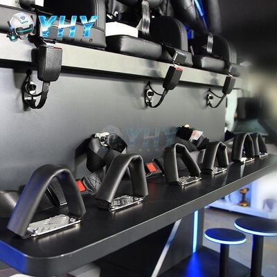 Simulador de Realidade Virtual de Montanha-Russa de Grande Porte com Rotação para Três Jogadores, Equipamento para Parque de Diversões VR