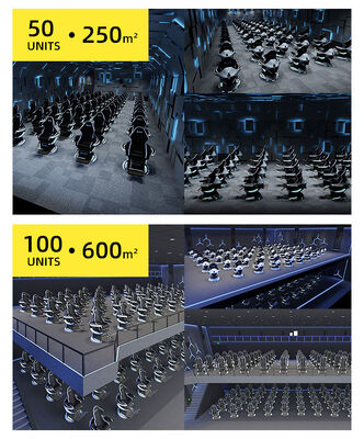 YHY VR Crossing Cinema de Movimento Dinâmico 360 Graus de Rotação para Sensação de Movimento Real