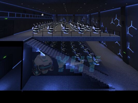 Simulador de Cinema de Movimento Dinâmico VR 9D Nova Experiência de Rotação 360 Jogo de Projeção para Múltiplas Pessoas Atrações de Cinema VR