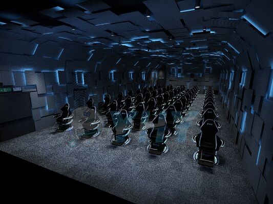 Sistema de Cinema VR Voador 9D Personalizável Realidade Virtual Cinema Dinâmico VR Ultimate Crossing para Parques de Diversão