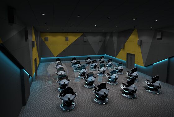 YHY Ultimate Crossing 2 Cinema dinâmico VR 9D com cadeira de rotação 360 Modo de operação de negócios rápido e econômico