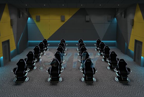 YHY Ultimate Crossing 2 Cinema dinâmico VR 9D com cadeira de rotação 360 Modo de operação de negócios rápido e econômico