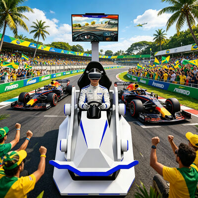 Venda quente interior dinâmico vr 3 dof plataforma de movimento simulador de carro de corrida equipamento de jogo de corrida de carro