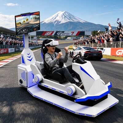 VR Racing Simulator 3DOF Plataforma Racing Car Driving Simulator Speed Racing Game Arcade Machine Máquina de jogos VR