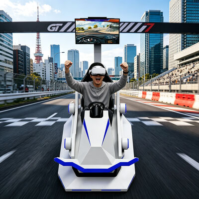 VR Racing Simulator 3DOF Plataforma Racing Car Driving Simulator Speed Racing Game Arcade Machine Máquina de jogos VR