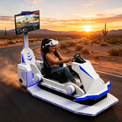 Acelerando F1 Car Race Game Machine 3 DOF 9D VR Racing Simulator Arcade Driving Simulator Indoor Metal Equipamento de Realidade Virtual