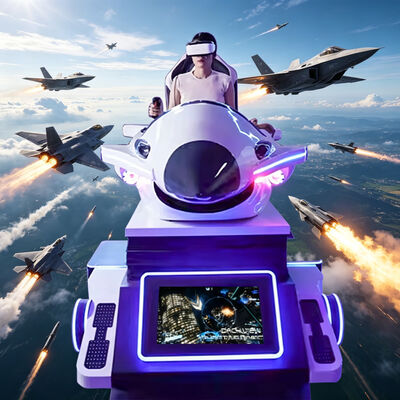 Grande simulador de vôo dinâmico 3d 9d vr lutador interior casa plástico espaço cápsula aeronaves equipamentos de jogo shoppings