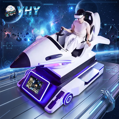 Grande simulador de vôo dinâmico 3d 9d vr lutador interior casa plástico espaço cápsula aeronaves equipamentos de jogo shoppings