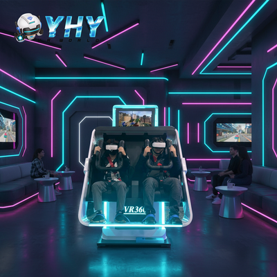 Ganhe Dinheiro Negócios 9d VR 360 Graus Rotação 2 Assentos VR Simulador Grande Venda para o Festival de Compras de Março