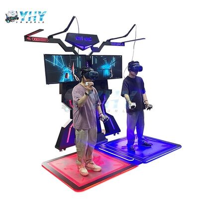 Simulador de caminhada de realidade virtual externa para 2 jogadores, casa e máquina educacional de esteira arcade VR Walker