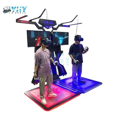 Interativo Indoor Playground Vr Gun Shoot Simulator Máquina de jogo para venda Arcade Vr Battle Machine Com óculos Htc Vr