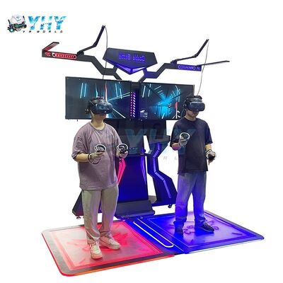 Golden Hand 9D VR Simulador Interativo Plataforma Permanente 2 Jogadores Interior/Exterior Durável Metal/Plástico HTC Vive
