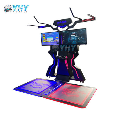 VR Shoot Shooter Gun Simulator 9d Virtual Reality Arena 2 jogadores Fruit Ninja Música Dança Revolução máquina de jogo